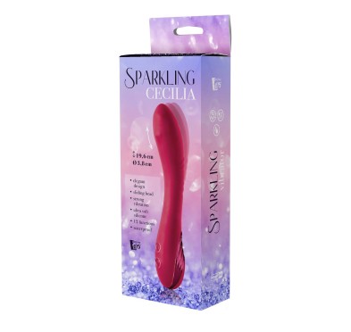 SPARKLING SLIDING BEAD VIBRATOR CECILIA